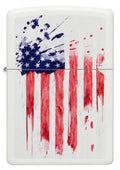 Zippo Lighter - Splattered US Flag Zippo Zippo   