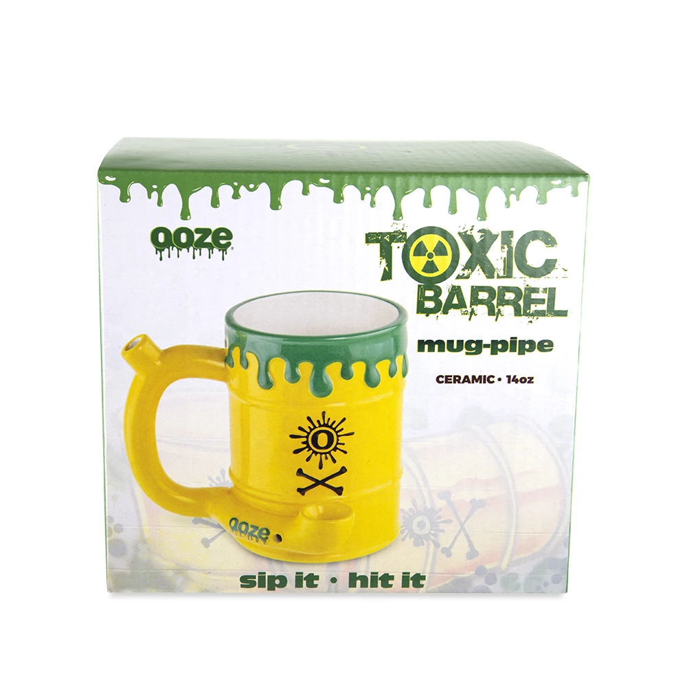 Ooze Ceramic Mug - Hit it & Sip it Cannabis Accessories Ooze   