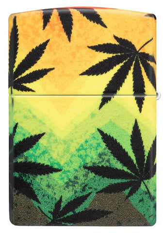 Zippo Lighter - Floating Cannabis Zippo Zippo   