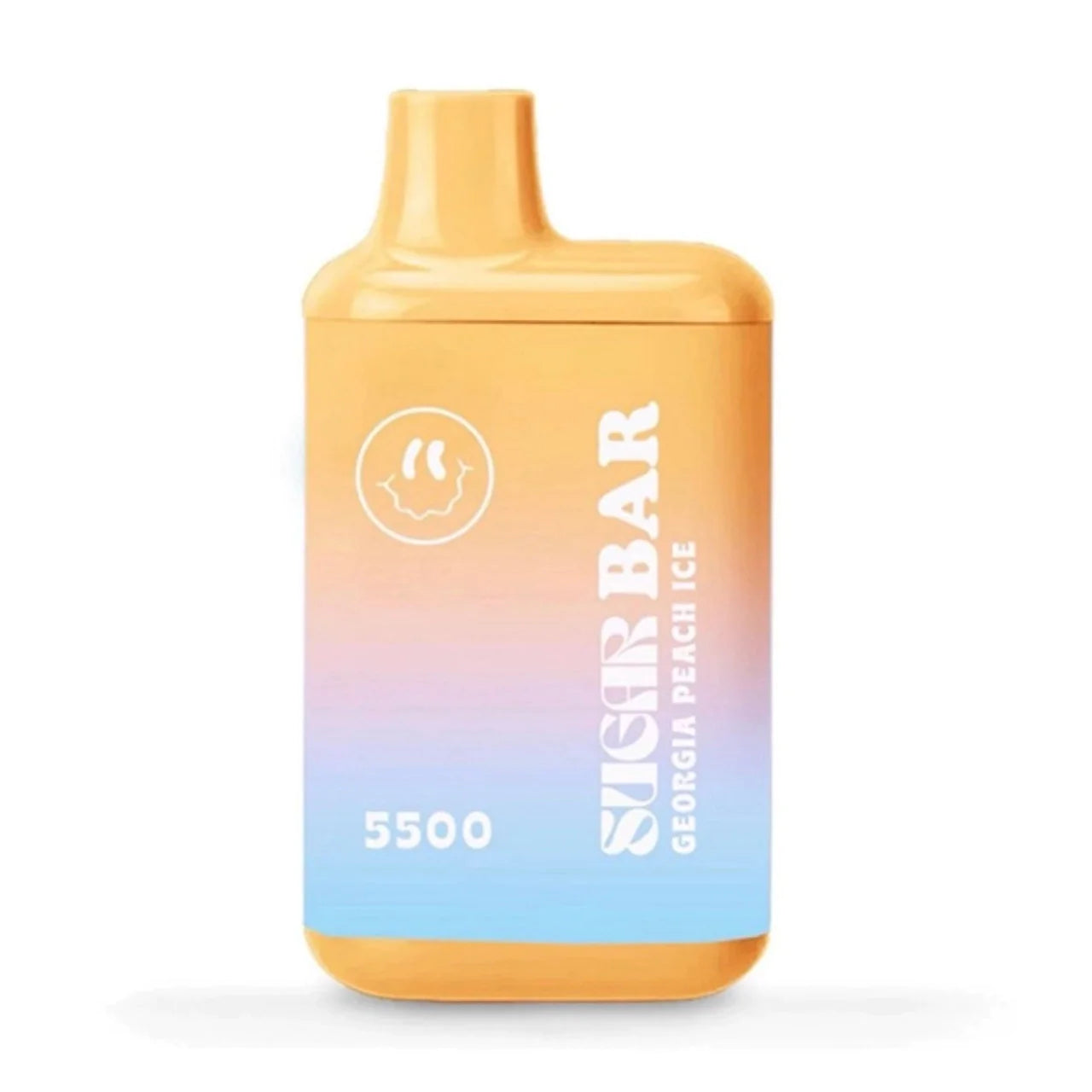 Sugar Bar 5500 Puff Disposable Vape Vape Juice Lighter USA Georgia Peach Ice  