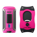 Colibri Apex Lighter & S-Cut Cigar Cutter Gift Set Lighter Colibri Pink  