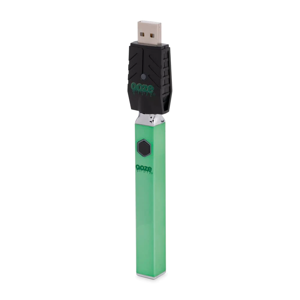 Ooze Quad 510 Thread 500 mAh Square Vape Pen Battery + USB Charger Vaporizers Ooze Mary Jade  