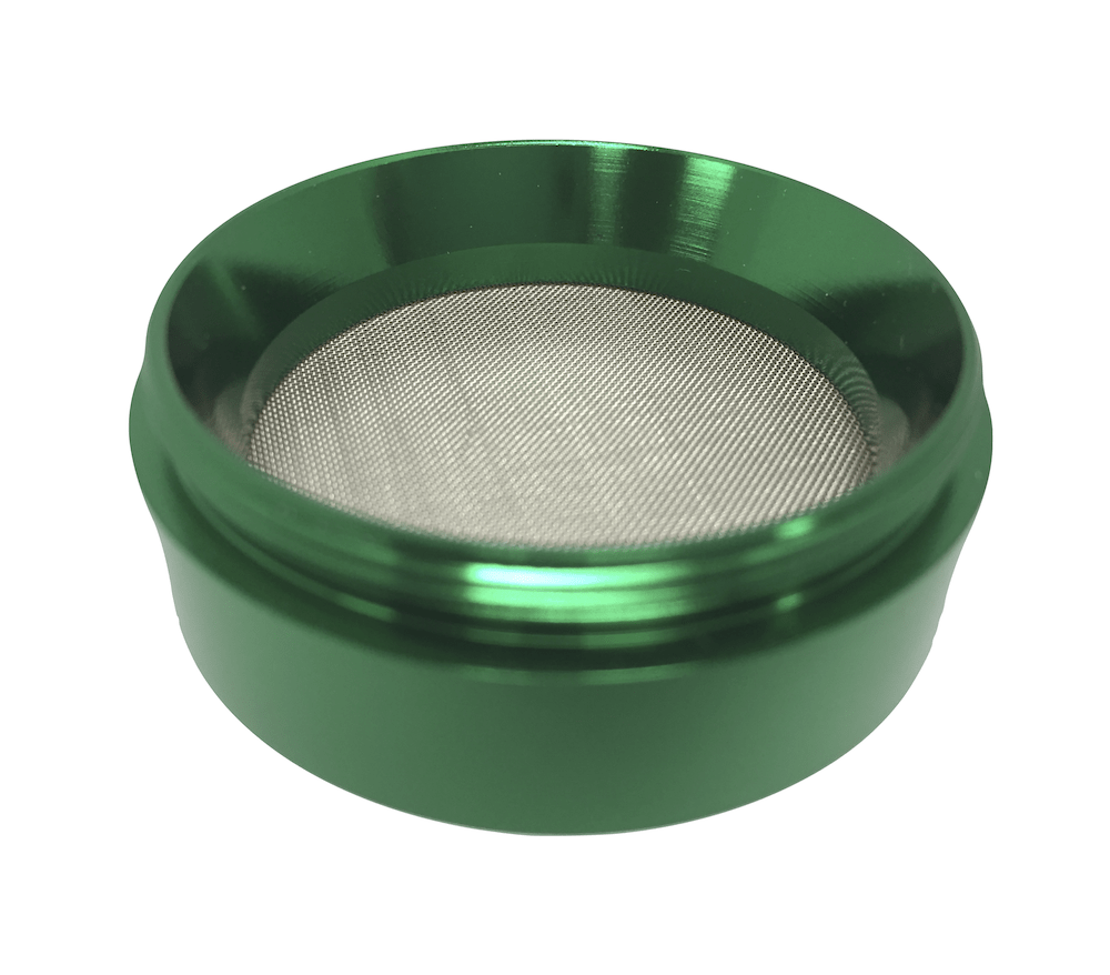 Hush Crush 2" 4-Piece Magnetized Herbal Grinder - Dark Green Cannabis Accessories Hush Crush   