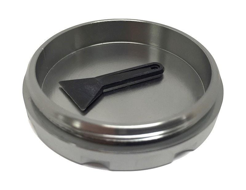 Hush Crush 2" 4-Piece Magnetized Herbal Grinder - Gray Cannabis Accessories Hush Crush   