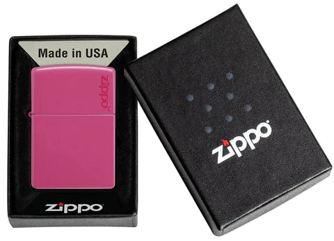Zippo Lighter - Frequency Hot Pink w/ Zippo Logo Zippo Zippo   