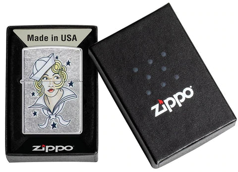 Zippo Lighter - Sailor Girl Tattoo Zippo Zippo   