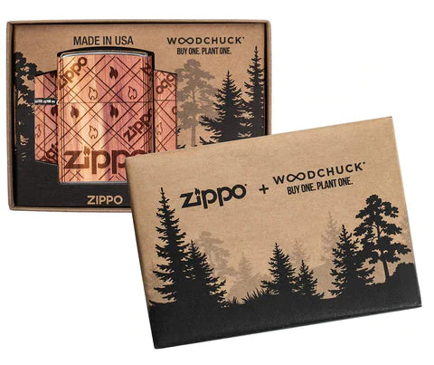 Zippo Lighter - Woodchuck Zippo Cedar Wrap Zippo Zippo   