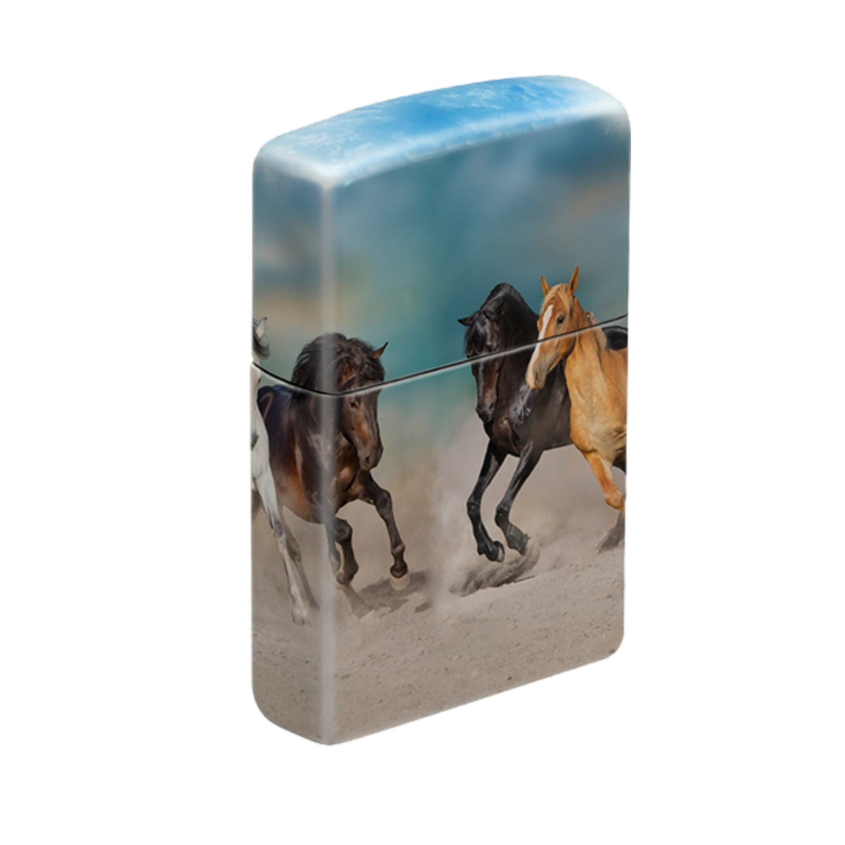 Zippo Lighter - Running Horses
