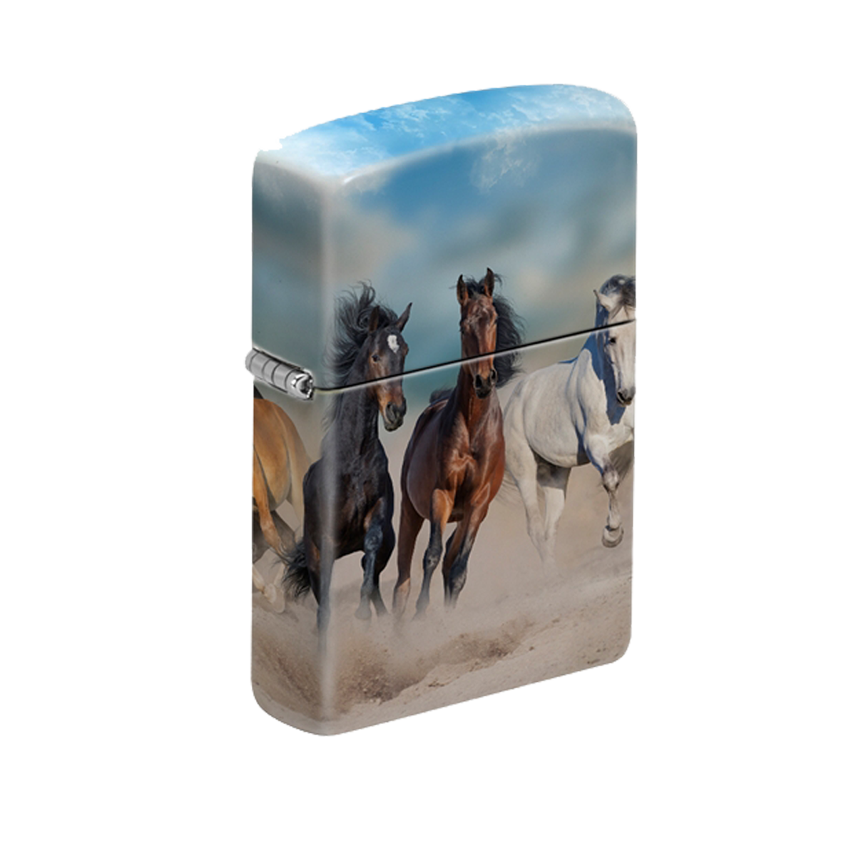 Zippo Lighter - Running Horses
