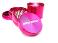 Hush Crush 2" 4-Piece Magnetized Herbal Grinder - Pink Cannabis Accessories Hush Crush   