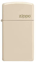 Zippo Lighter - Slim Flat Sand w/ Zippo Logo Zippo Zippo   