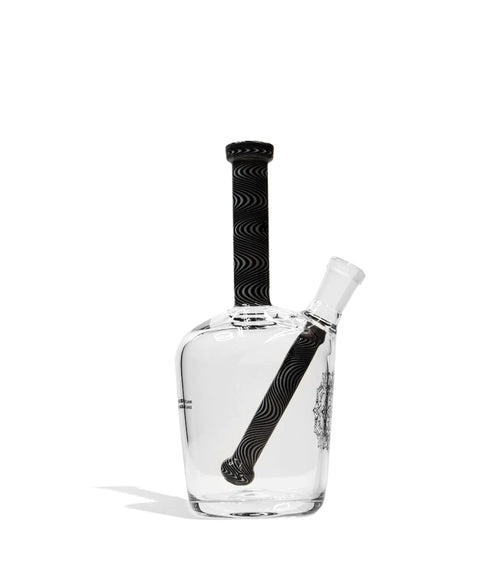 iDab Medium Worked Henny Bottle Water Pipe - 10mm Cannabis Accessories iDab Black-White  