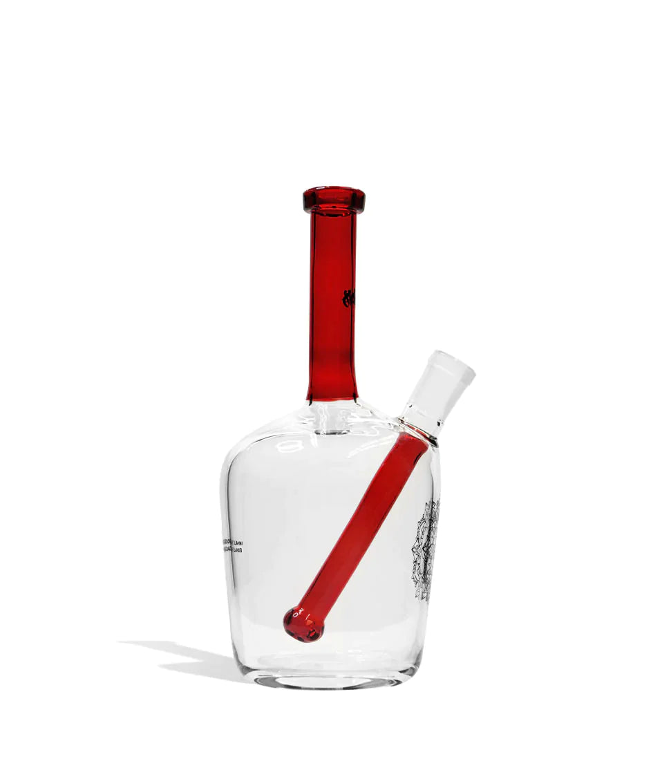 iDab Medium Worked Henny Bottle Water Pipe - 10mm Cannabis Accessories iDab Red  