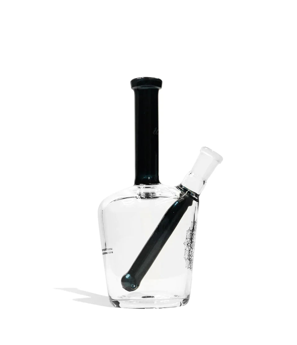 iDab Medium Worked Henny Bottle Water Pipe - 10mm Cannabis Accessories iDab Teal  