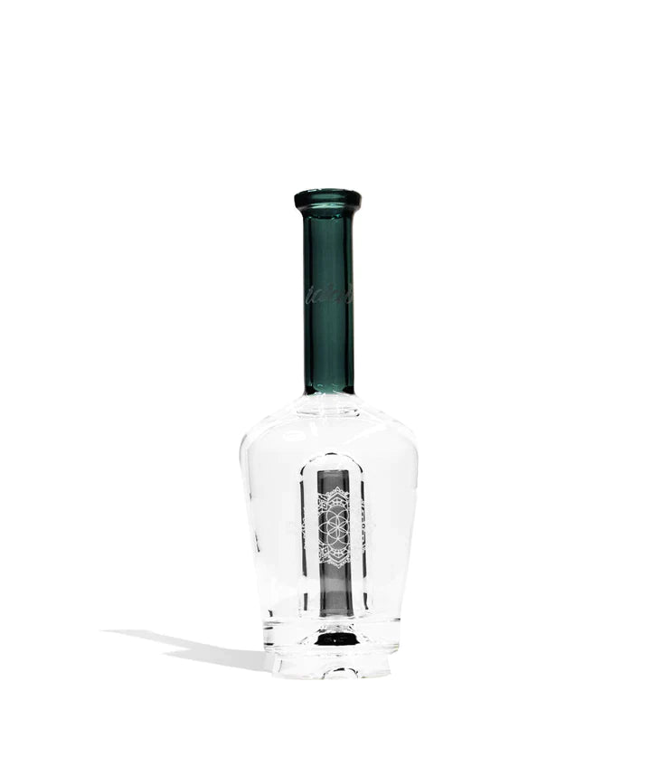 iDab Puffco Peak Transparent Glass Attachment Cannabis Accessories iDab Teal  