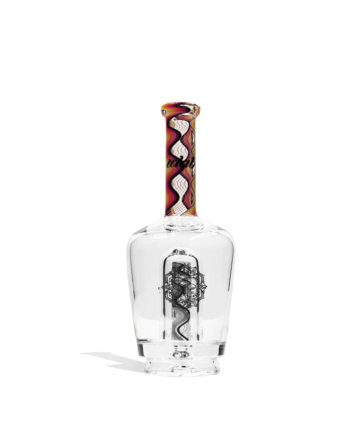 iDab Puffco Peak Worked Glass Attachment Cannabis Accessories iDab Orange-Red  
