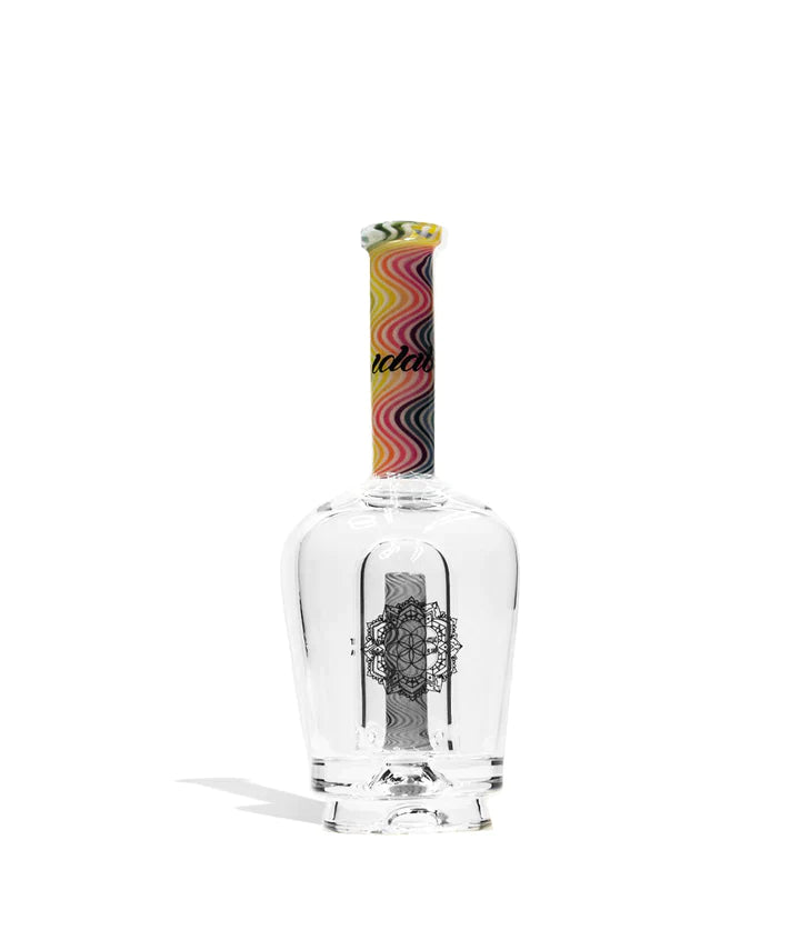iDab Puffco Peak Worked Glass Attachment Cannabis Accessories iDab Rainbow  