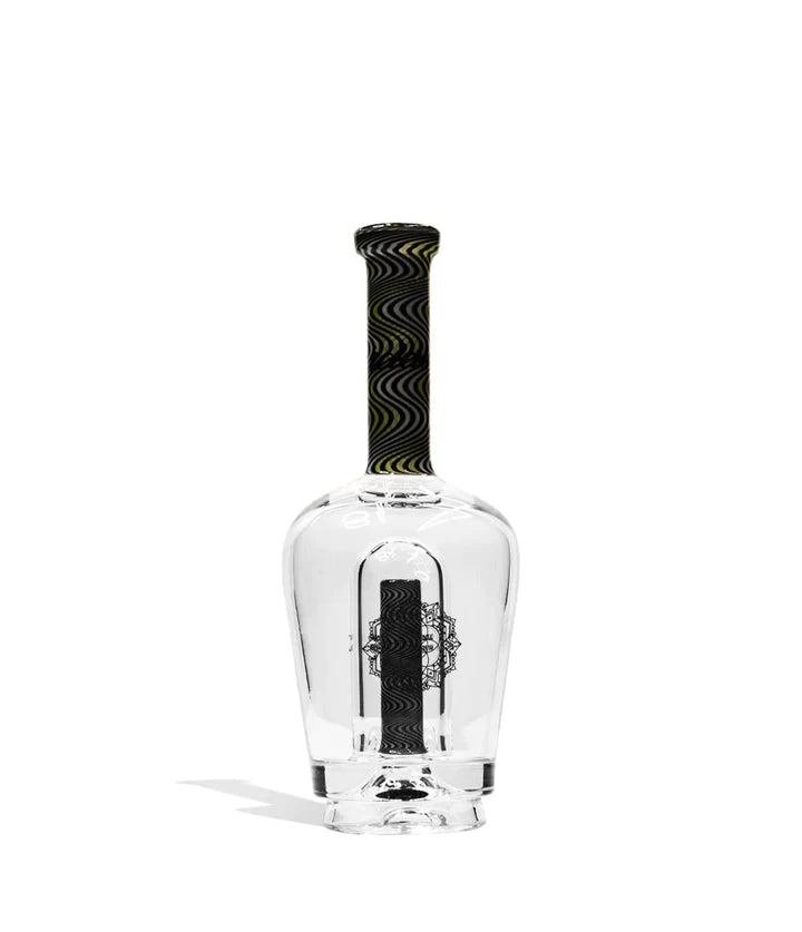 iDab Puffco Peak Worked Glass Attachment Cannabis Accessories iDab Yellow-White  