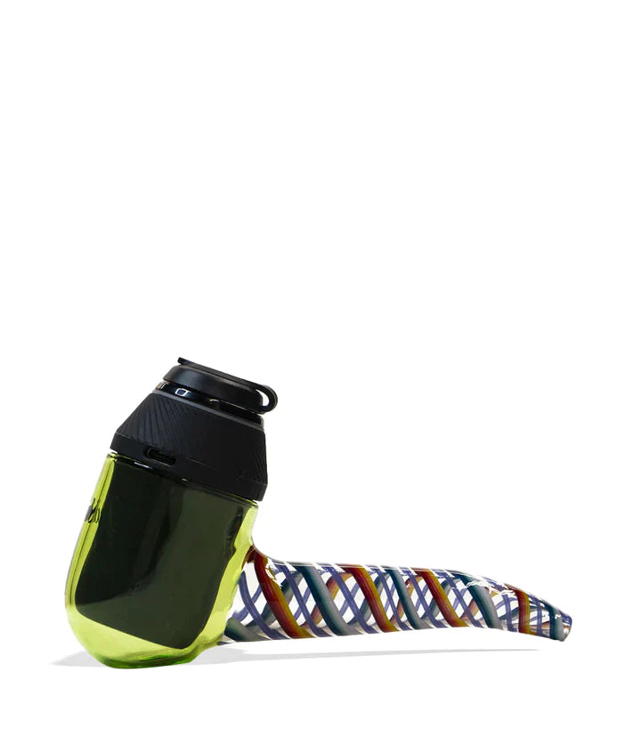 iDab Puffco Proxy Worked Pipe Cannabis Accessories iDab Rainbow Spiral Green 