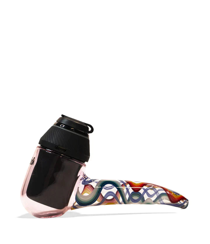 iDab Puffco Proxy Worked Pipe Cannabis Accessories iDab Rainbow Spiral Pink 