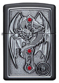 Zippo Lighter - Anne Stokes Gothic Guardian Emblem Zippo Zippo   