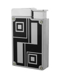 Jetline Prestige Double Flame Torch Lighter Lighter Jetline Silver w/Black  