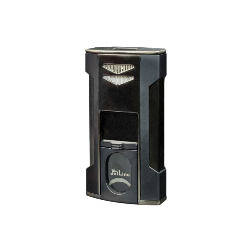 Jetline V-6 Six Jet Table Top Lighter Lighter Jetline Black w/Gunmetal  