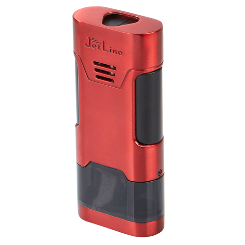 Jetline Mongoose Triple Flame Torch Lighter Lighter Jetline Red  