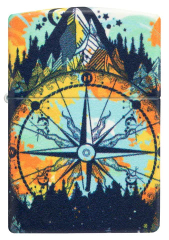 Zippo Lighter - Color Pop Compass Zippo Zippo   