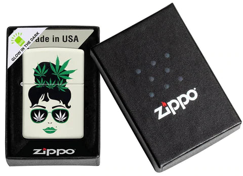 Zippo Lighter - Lady Cannabis Zippo Zippo   