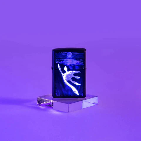 Zippo Lighter - Black Light Loch Ness Zippo Zippo   