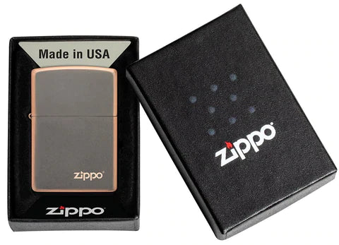 Zippo Lighter - Rustic Bronze w/ Zippo Logo Zippo Zippo   