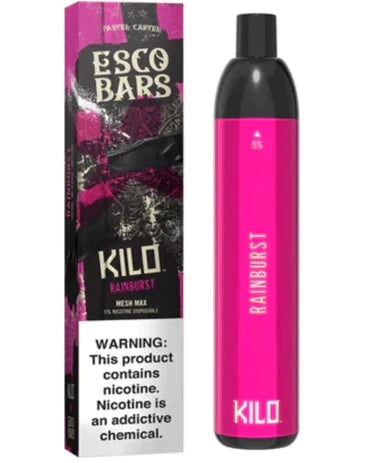 Kilo Esco Bars 4000 Puff Mesh - Disposable Pod Vape Vape Juice Esco Bars Rainburst  