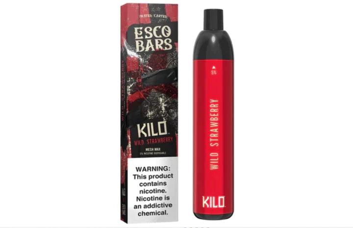 Kilo Esco Bars 4000 Puff Mesh - Disposable Pod Vape Vape Juice Esco Bars Wild Strawberry  