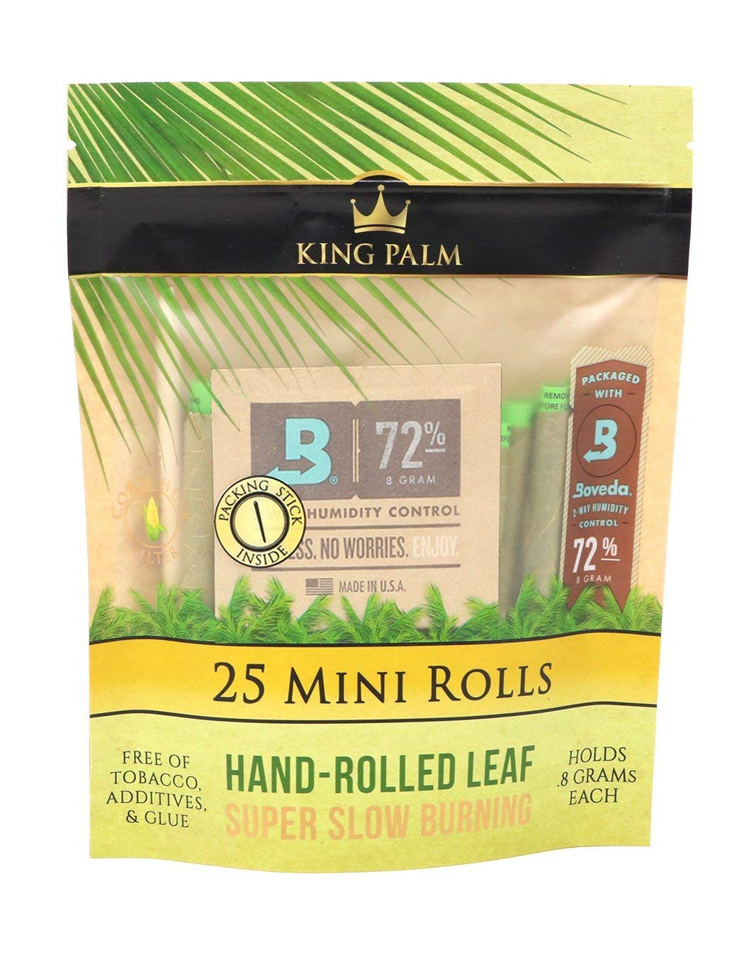 King Palm 25 Mini Rolls (25 Pack) Cannabis Accessories King Palm   