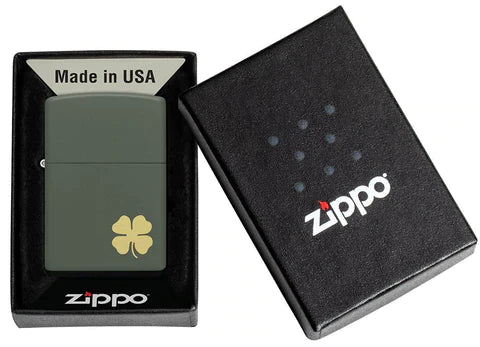 Zippo Lighter - Four Leaf Clover Zippo Zippo   