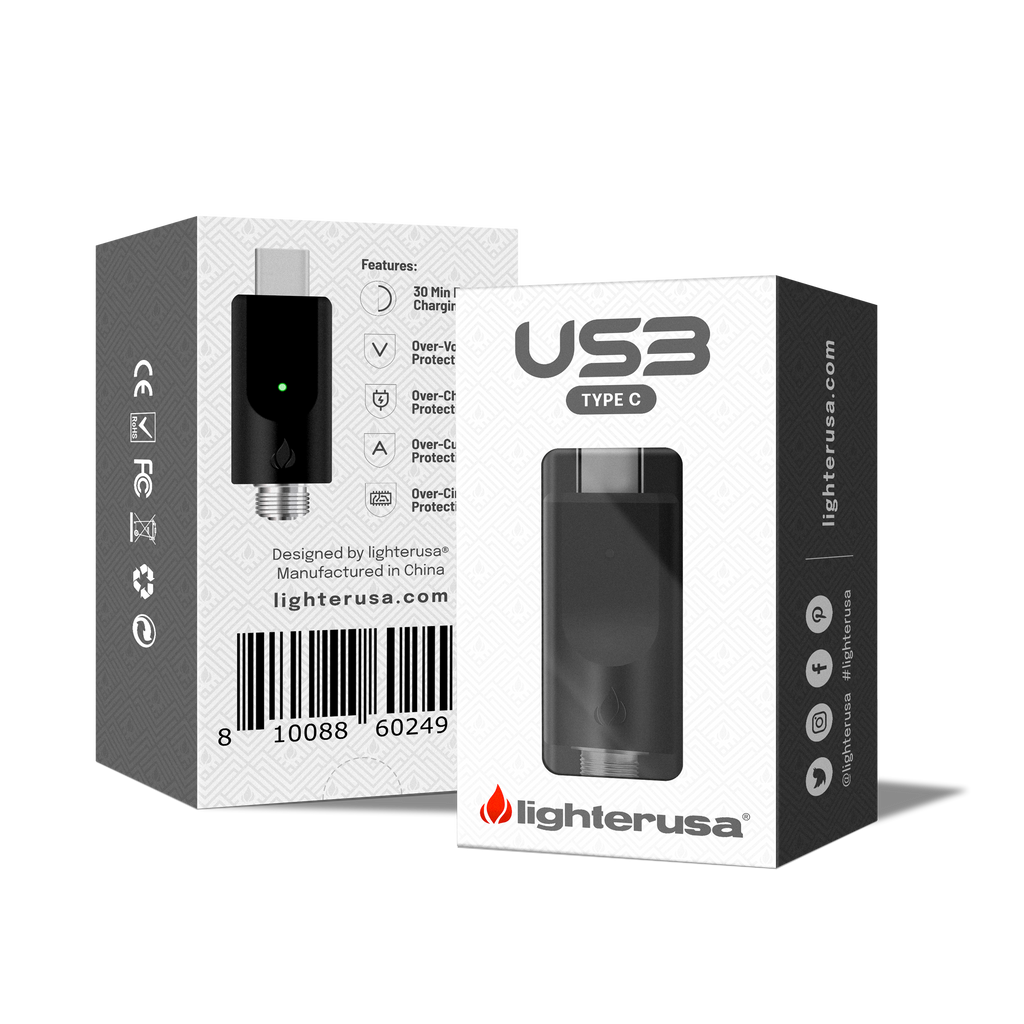 Lighter USA 510 Compatible Type C USB Charger