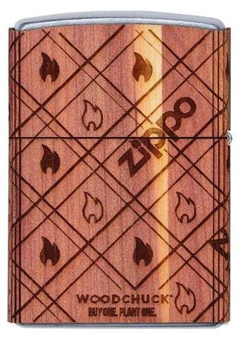 Zippo Lighter - Woodchuck Zippo Cedar Wrap Zippo Zippo   