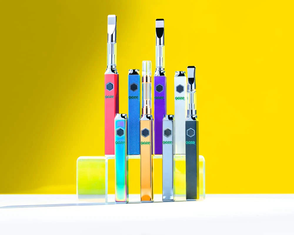 Ooze Quad 510 Thread 500 mAh Square Vape Pen Battery + USB Charger