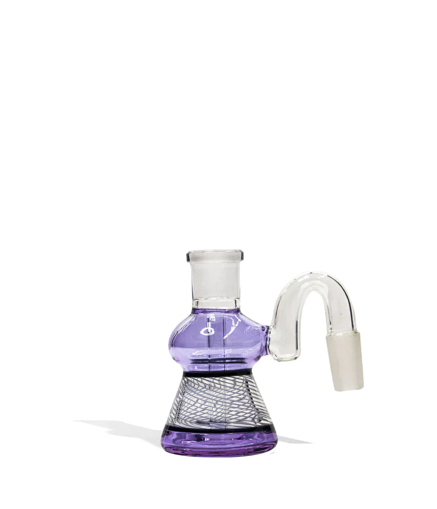 Multi Colored Glass Ash Catcher - 4 Inch Cannabis Accessories Lighter USA Purple  