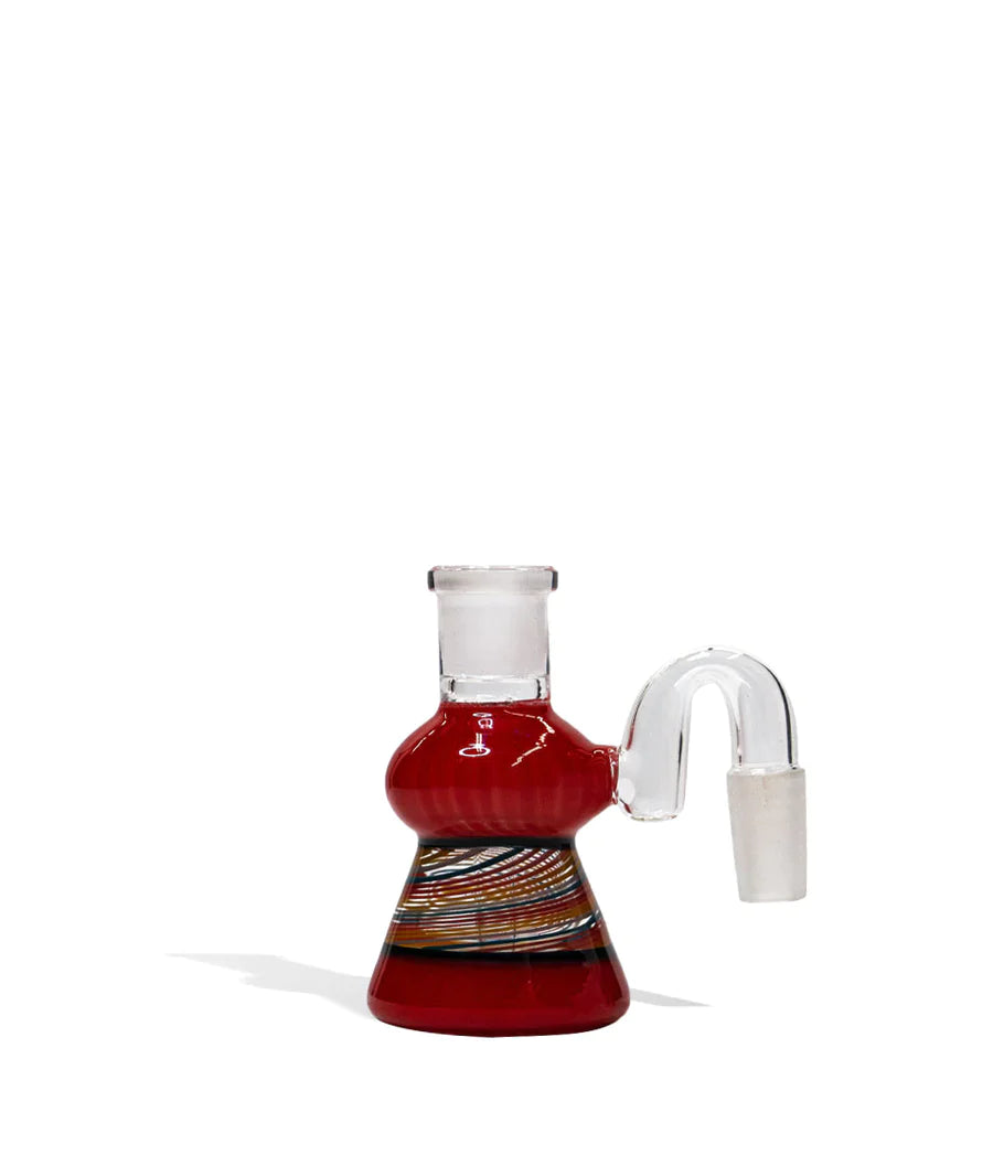 Multi Colored Glass Ash Catcher - 4 Inch Cannabis Accessories Lighter USA Red  