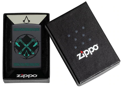Zippo Lighter - Assassin's Creed Valhalla w/ Celtic Braid Zippo Zippo   