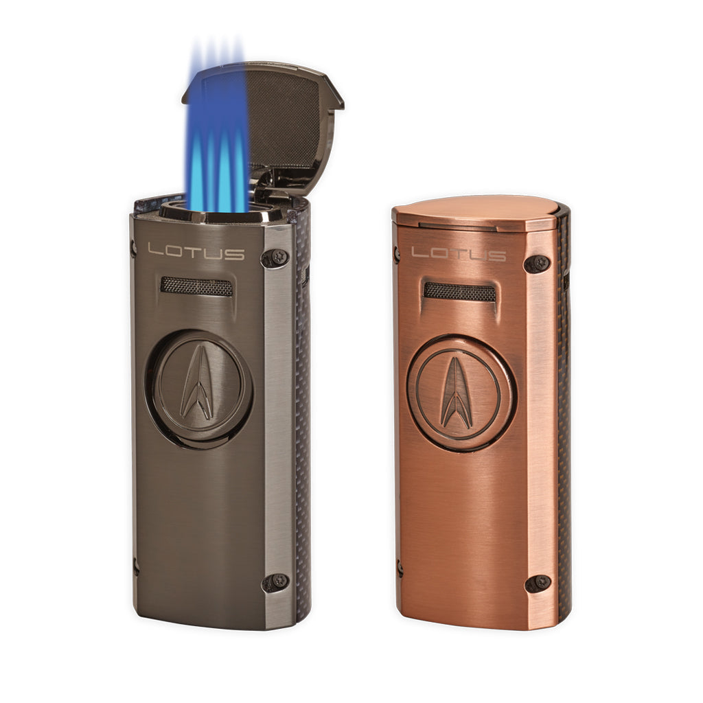 Lotus Minister Quad Flame Table Top Torch Lighter Lighter Lotus   