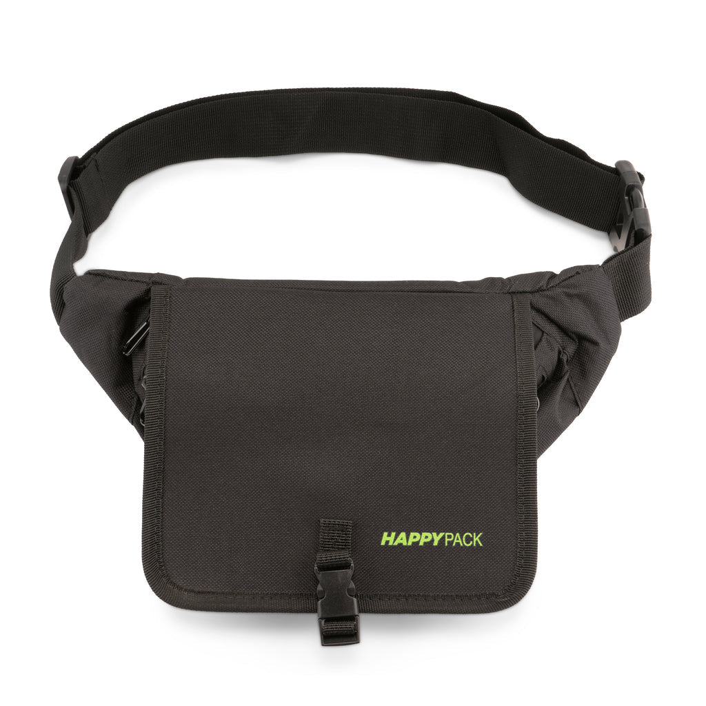 Happy Kit - Happy Pack Dab All-in-One Smell Proof Travel Kit Fanny Pack for Concentrates Apparel Happy Kit Black  