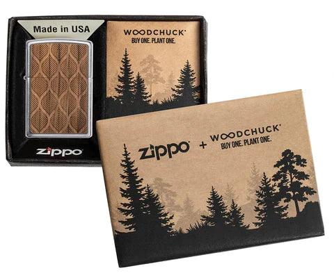 Zippo Lighter - Woodchuck Walnut Leaves Zippo Zippo   