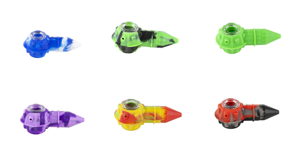 Ooze Bowser Silicone Glass Pipe Cannabis Accessories Ooze   