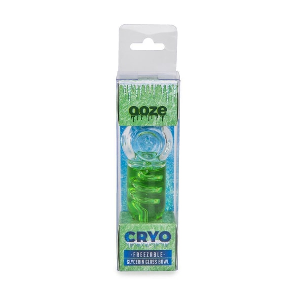 Ooze Cryo Glycerin Glass Bowl Cannabis Accessories Ooze   