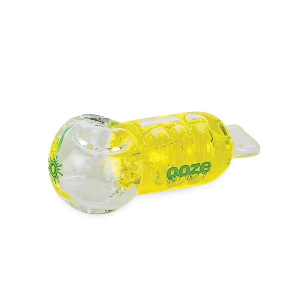 Ooze Cryo Glycerin Glass Bowl Cannabis Accessories Ooze Yellow  