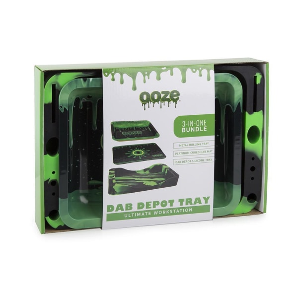 Ooze Dab Depot Tray 3 in 1 Bundle Cannabis Accessories Ooze   