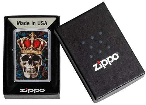 Zippo Lighter - Skull King Zippo Zippo   